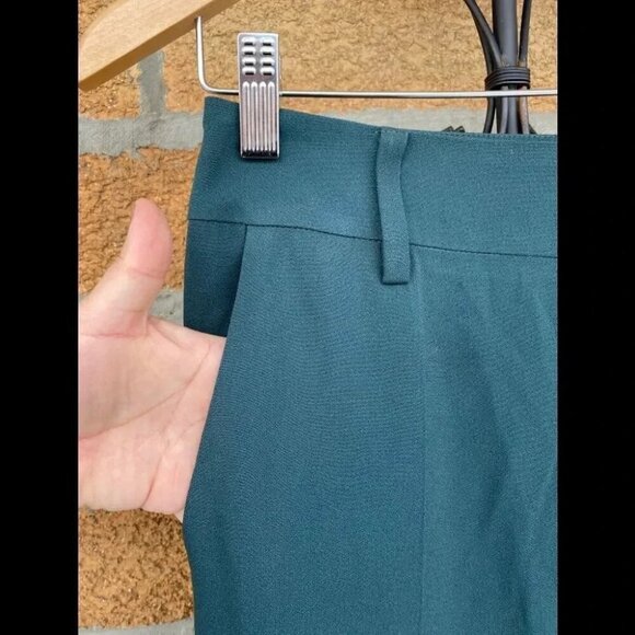 Les copains green teal atrovirens trousers size 2 - Picture 3 of 14